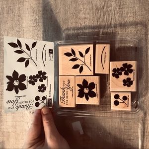 Never Been Used Set of 6 Stampin Up Stamps